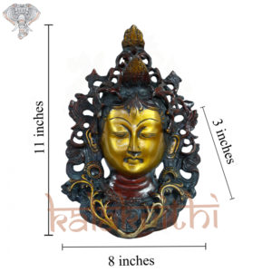 Photo of Beautiful Tara Devi Face for Wall Hanging - with measurements