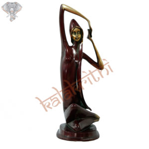 Photo of Home Decor - Maroon coloured Lady - Facing Front