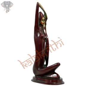 Photo of Home Decor - Maroon coloured Lady - facing Left Side