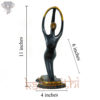 Photo of Home Decor - Black coloured Lady - with measurements
