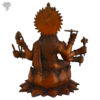 Photo-of-Blessing-Hands-Varaha-Swamy-Sculpture-Sitting-on-Lotus-Throne-17"-facing-left-side