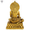 Photo of Lord Hanuman Statue, Sitting and Meditating-13"-Back side