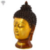 Photo of Beautiful Handcrafted Buddha Statue with Gold and Copper Finishing-15"-facing Left side