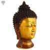Photo of Beautiful Handcrafted Buddha Statue with Gold and Copper Finishing-15"-facing Right side