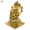 Photo of Unique Ganesha Statue with Artistic work on body-14"-Facing Right side