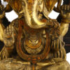 Photo of A Rare 3-toned Lord Ganpati Statue-21"-Zoomed in
