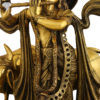 Photo of Lord Krishna Statue with Flute and Cow-20"-Zoomed in