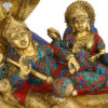 Photo of Beautiful Handcrafted Lakshmi Venkateshwara Statue-10"-Zoomed in