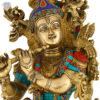 Photo of Lord Krishna Statue with Flute-31"-Zoomed in