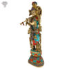 Photo of Lord Krishna Statue with Flute-31"-Facing left side