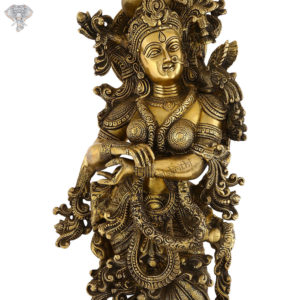 Photo of Goddess Radha Statue-16"-Zoomed in