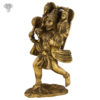 Photo of Unique Hanuman Statue carrying Ram and Lakshman on his shoulders-7"-facing Left side