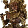Photo of Standing Krishna Statue with flute with Shining Copper Finishing-17"Zoomed in