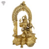 Photo of Beautiful Hand Crafted, Bronze, Lord Lakshmi Narashimha Statue-20"-Facing Right side