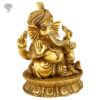 Photo of Lord Ganesh with Blessing Hands-8"-facing Left side