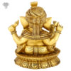 Photo of Lord Ganesh with Blessing Hands-8"-Back side