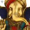 Photo of Serene Ganesha statue with Blessing Hands-15"-Zoomed in