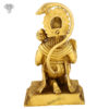 Photo of Hanuman Statue, Sitting with blessing hands-9"-Back side