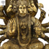 Photo of Panchamukhi Hanuman | 5-faced Hanuman Statue | Antic Finish-9"-Zoomed in