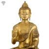 Photo of Beautiful Handcrafted Buddha Statue with Gold Finishing-17"-Zoomed in
