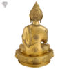Photo of Beautiful Handcrafted Buddha Statue with Gold Finishing-17"-Back side