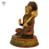 Photo of Hanuman Statue, Sitting with blessing hands-7"-facing Left side