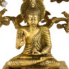 Photo of Beautiful Handcrafted Buddha Statue Sitting under a Tree-15"-Zooming in