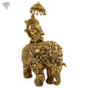 Photo of Very Unique Elephant Statue with Ganesha Riding it-23"-Facing Left side