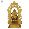 Photo of Antic Finished Lord Ganesh with Arch in his back-13"-Back side