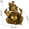 Photo of Very Special Ganesh Statue with Antic finishing-10"-with Measurements