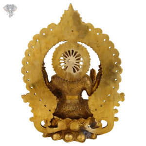 Photo of Very Special Goddess Lakshmi Statue, with Arch-15"-Back side