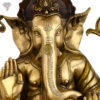 Photo of Shining Ganesh Statue with Blessing Hands-27"-Zoomed in