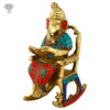Photo of Very Unique Ganesh Statue Sitting on Chair-8"-Facing left side