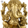 Photo of Very Special Ganesh Statue purely Handcrafted-11"-Zoomed in