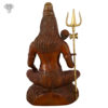 Photo of Rare Shiva Statue with Beautiful Copper Finishing-23"-Back side