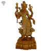 Photo of Very Rare Ardhanareshwara Statue with Beautiful Copper Matte Finishing-19"-Facing Front