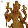 Photo of Very Rare Ardhanareshwara Statue with Beautiful Copper Matte Finishing-19"-Zoomed in