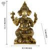Photo of Very Special Ganesh Statue with Antic Finishing-12"-with Measurements