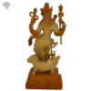 Photo of Very Rare Ardhanareshwara Statue with Beautiful Copper Matte Finishing-19"-Back side