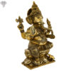Photo of Very Special Ganesh Statue with Antic Finishing-12"-Facing left side