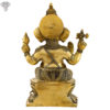 Photo of Very Special Ganesh Statue with Antic Finishing-12"-Back side