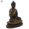Photo of Beautiful Handcrafted Buddha Statue with Matte Finishing-9"-facing Left side
