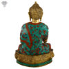Photo of "Beautiful Handcrafted Buddha Statue with Black Matte Finishing-15"-facing Back side