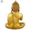 Photo of Beautiful Handcrafted Buddha Statue with Gold Finishing-12"-Back side