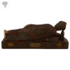 Photo of Beautiful Handcrafted Buddha Statue with Copper Finishing-5"-Back side