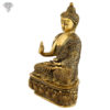 Photo of Very Special Buddha Statue with Antic Finishing-10"-facing Right side
