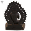 Photo of Beautiful Handcrafted Buddha Statue with Gold and Black Matte Finishing-11"-facing Right side