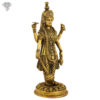 Photo of Lord Vishnu Statue Standing-12"-facing Right side