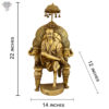 Photo of Shirdi SaiBaba Statue-22"-with measurement-Extra Image