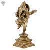 Photo of Special Dancing Ganesh with Antic Finishing-6"-facing Right side